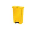 Rubbermaid Commercial Products Slim Jim 50L Yellow Pedal Waste Bin
