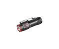 Observer Tools LED - Compact Torch Black/Red - Rechargeable 60, 300, 500, 1000 lm, 73 mm