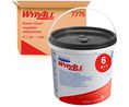 WYPALL Power Clean Cleaning Wipes Refill 7775 Wet Cleaning, Bucket of, 270 x 270 mm