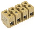 Terminal Strip, Brown, 41A, 690V, Poles - 8, Pack of 5 pieces