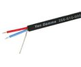 Van Damme 2 Core DMX Cable, 0.50 mm² CSA Screened, 6mm od, 100m, Black Svart