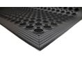 Coba Europe Rampmat Rubber Anti-Fatigue Mat, 0.8m x 1.2m x 12mm, Rubber, Zwart