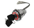 Anti-Vandal Keylock Switch with Red / Green LED 1CO 24 V 2-Pos 90° Momentary Function