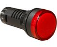 Self Test LED Indicator 24V AC / DC Fixed Red Screw