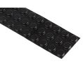 Gummifötter, Cylinderformad, 3.2mm, Svart