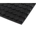 Gummifötter, Cylinderformad, 5.1mm, Svart