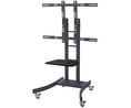 VESA-Halterung, freistehend, 125kg, 100" (2.5 m), Unterstützte Displays - 1, Schwarz
