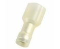 Spade Connector, Insulated, Yellow, 4 ... 6mm², Plug, Pack of 100 pieces
