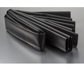 Heat-Shrink Tubing Polyolefin, 19.1 ... 38.1mm, Black, 1.2m, Pack of 5 pieces