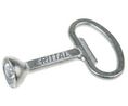 Rittal HD Series Stainless Steel Key for Use with HD Cam Lock Enclosure