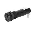 Uchwyt bezpiecznika 5 x 20 mm / 6.3 x 32 mm 10MOhm 250V 10A Czarny Materiał termoplastyczny Montaż tablicowy IP40