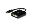 Adapter, USB-C Plug - DVI Socket, 1920 x 1200, Black