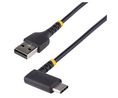 Kabel, USB A-Stecker - USB C-Stecker, 2m, USB 2.0, Schwarz