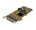 PCI Express Gigabit PoE Adapter Network Card, 4x RJ45 10/100/1000, PCI-E x4