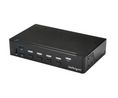 4-Port HDMI KVM Switch with Audio and USB Hub, 1920 x 1080, HDMI - USB-A