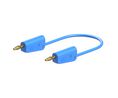 Test Lead PVC 19A Zinc Copper / Gold-Plated 500mm 1mm² Blue