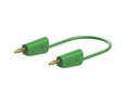 Test Lead Silicone 32A Zinc Copper / Gold-Plated 2m 1mm² Green