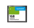 Karta pamięci klasy przemysłowej, CompactFlash (CF), 1GB, 22MB/s, 9MB/s, Szary