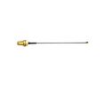 RF Cable Assembly, RP-SMA Female Straight - U.FL Female Angled, 95mm, Black