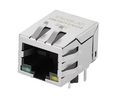 Industrial Connector, 10/100 Base-T, RJ45, Plug, Right Angle, Ports - 1, Contacts - 14