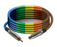 Audio Cable, Mono, RCA Plug - RCA Socket, 1m