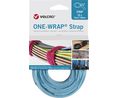 VELCRO®-band 300 x 25mm Tyg / Polypropylen Aqua