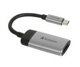 Adapter, USB-C Plug - HDMI Socket, 3840 x 2160, Silver