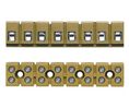 PCB Terminal Strip, 24A, 22 12 AWG Wire, Screw Clamp Termination