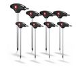 INBUS 8-Piece Torx Key Set, T-handle Shape