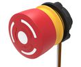 EAO Twist Release Emergency Stop Push Button, Panel Mount, 22.3mm Cutout, SPST, IP65, IP66, IP67