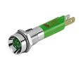 17-5 Series IndicatorGreen Panel Mount Indicator, Plug-In Termination24 V ac, IP65, IP408 mm