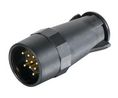 HARTING Circular Connector, 13 Contacts, Plug, Male, IP67, IP69, Harting UIC Series Antal kontakter
