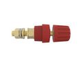 12.4 mm Red Terminal Post, 1 kV, M8 x 0.75 Thread10A