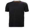 Helly Hansen Black Cotton Short Sleeve T-ShirtL