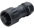 Circular Connector, 4 Contacts, Cable Mount, Plug, Female, IP67 Contacts