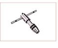 T-Handle Tap Wrench Tap Wrench Steel 1/8 To 1/4, Steel