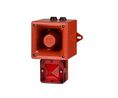 AL105NX Series Red Beacon-Sounder Combination, IP66230 VWall113 dB Red 230VAC IP66
