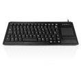 Ceratech KYB500-K82B Wired USB Touchpad Keyboard, QWERTY (UK), Black