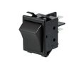 Rocker Switch, 16 A, 2NO, 250V, ON-OFF, Black
