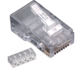 Modulaaripistoke, Urosliitin, RJ45, CAT5e, Suora, Asennot - 8, Kontaktien määrä - 8, Suojaamaton