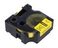 Heat-Shrinkable Label, , 1.5 x 24mm, Yellow / Black