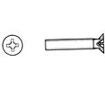 Screw, Machine / Flat Head, Phillips, PH1, M3, 10mm, Pack of 200 pieces