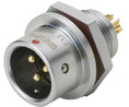 Panel-mount plug, Plug, 3 Contacts, 13A, 250VAC, IP67