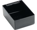 ESD Variobox -säiliösisäke, 128x89x55mm, Polystyreeni (PS), Musta