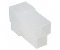Housing for FASTON tabs, Suora, Pistoke, Asennot - 3, 100 kappaleen pakkaus