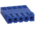 Crimp housing, Straight, Socket, Positions - 5, Pack of 10 pieces