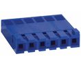 Crimp housing, Straight, Socket, Positions - 6, Pack of 10 pieces