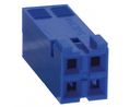 Crimp housing, Straight, Socket, Positions - 4, Pack of 5 pieces