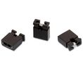 Isoliert WR-PHD Kurzschlussstecker mit Tespunkt, 3A, 1 x 2, 2.54mm Raster