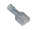Spade Connector, Insulated, Red, 0.34 ... 0.75mm², Socket